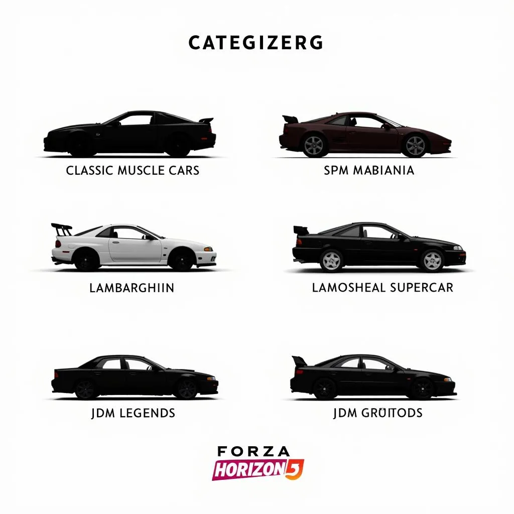 Forza Horizon 5 Car Categories