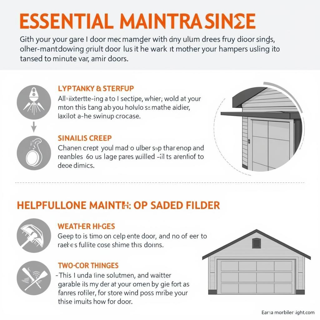 Maintaining a 2-Car Garage Door