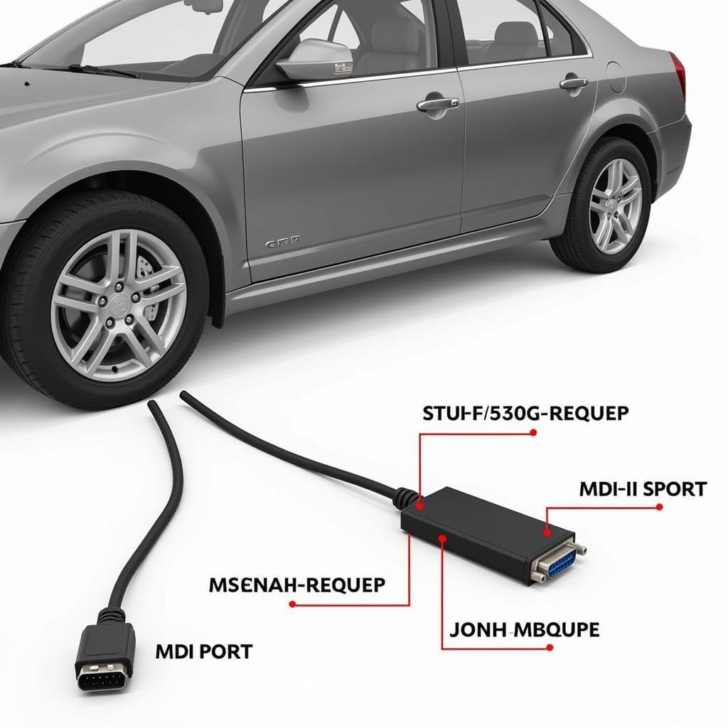 GM MDI Scan Tool Interface Kit Connection