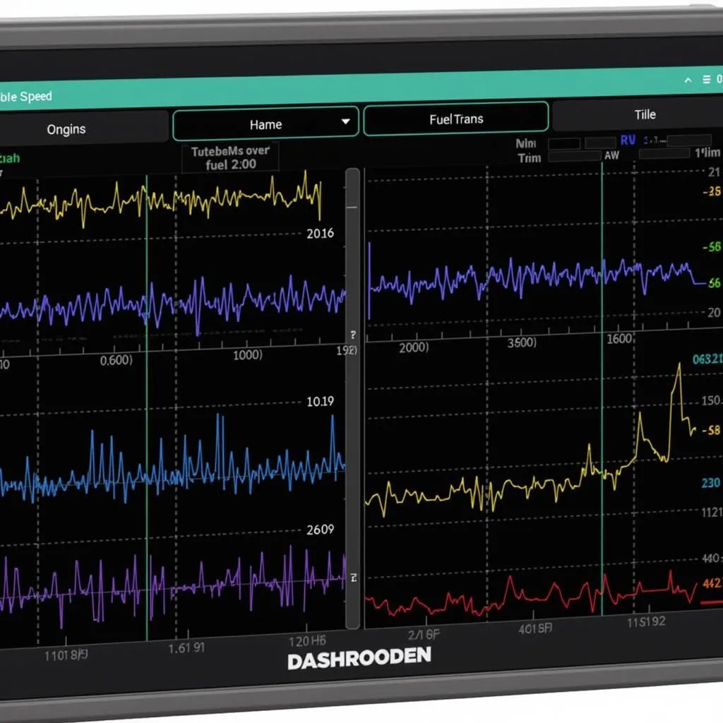 Graphing scan tool dashboard