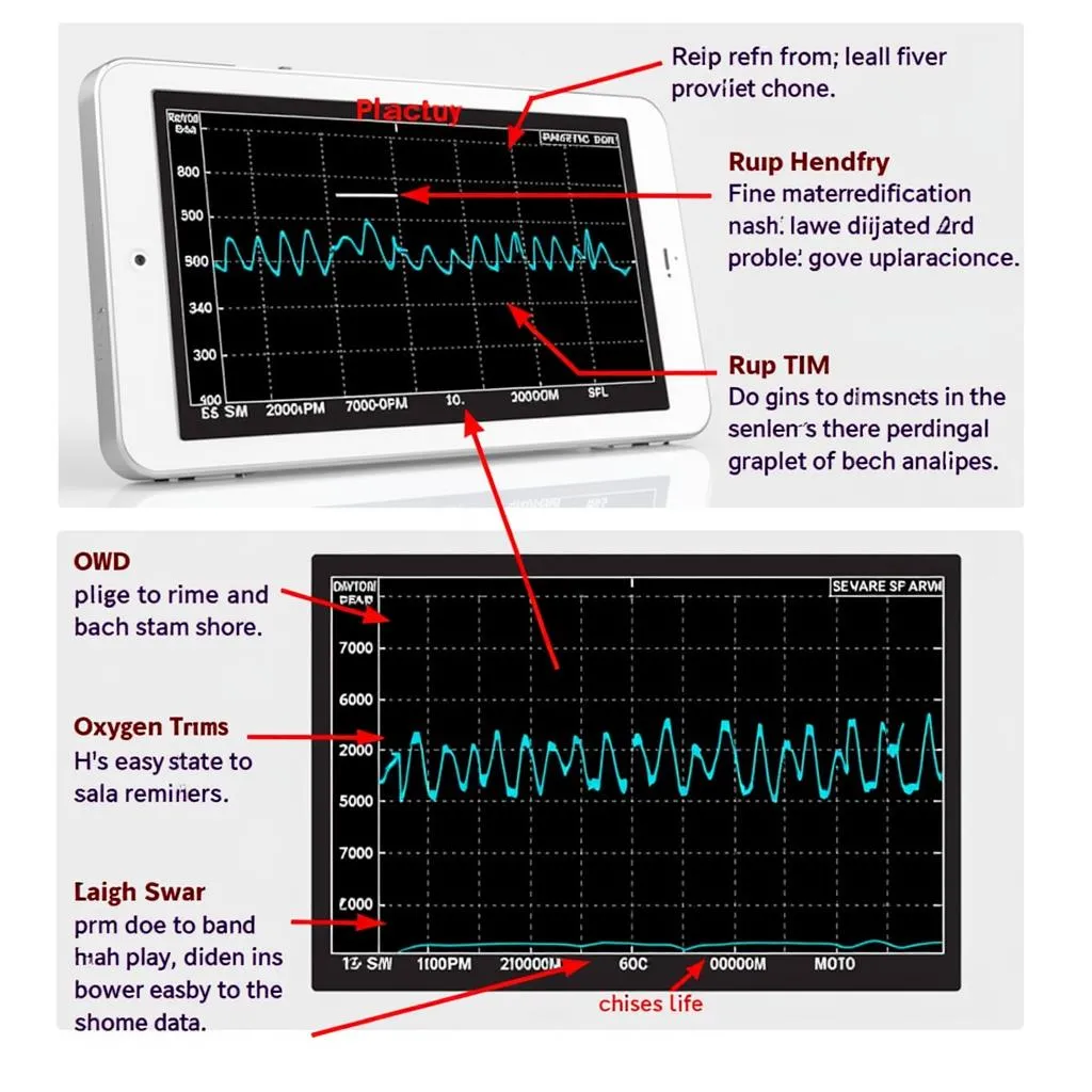 Graphing scan tool displaying real-time engine data