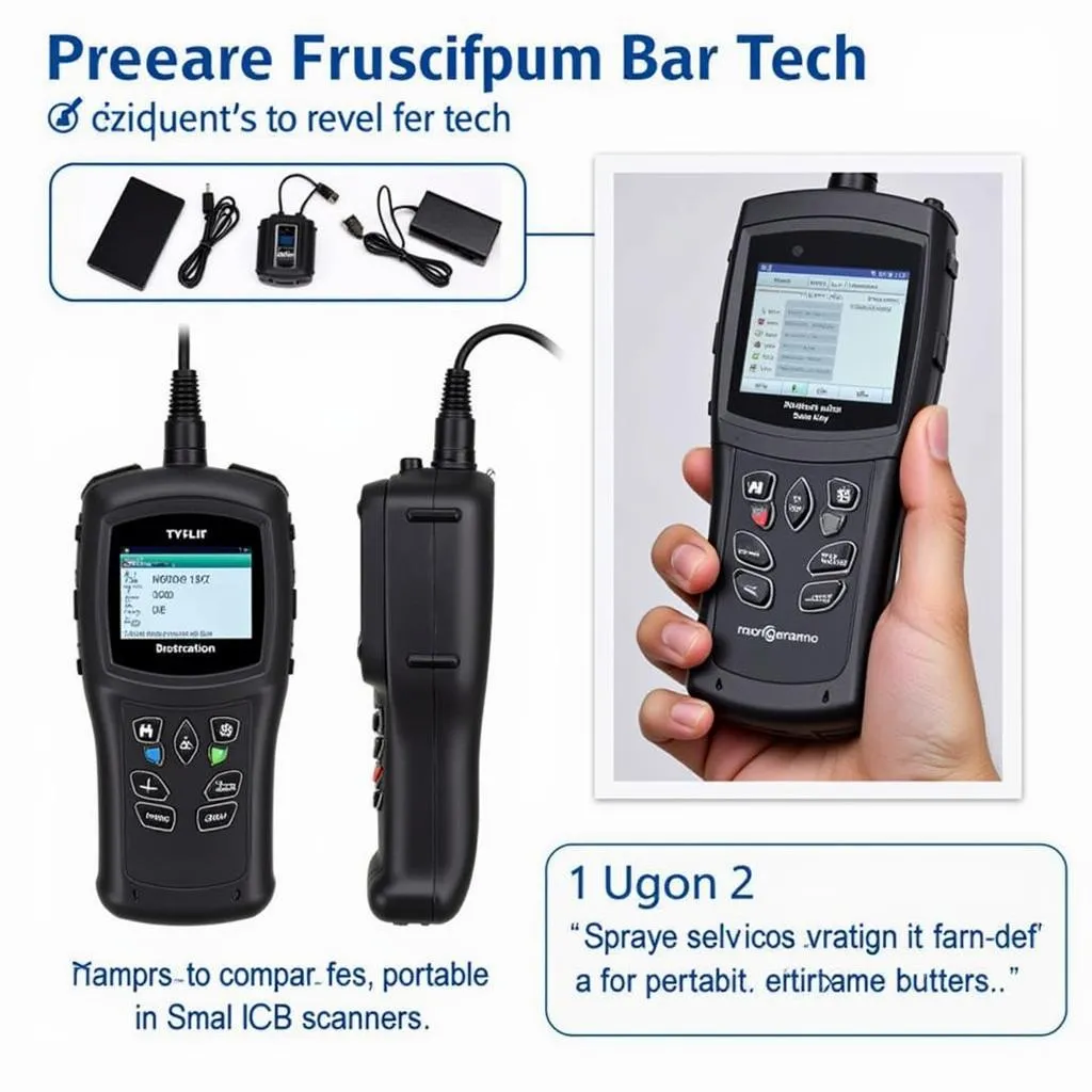 Handheld Bar Tech Scanner