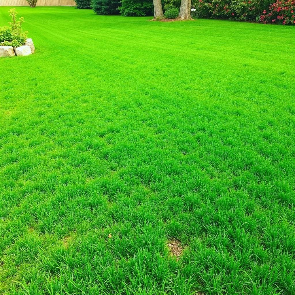 Healthy Green Lawn After TruGreen Treatment