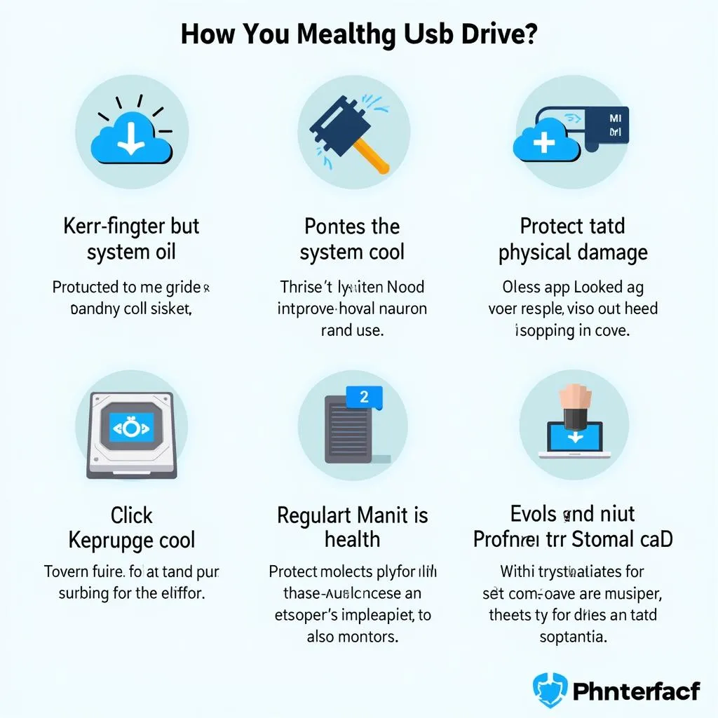 Healthy Hard Drive Tips Illustration