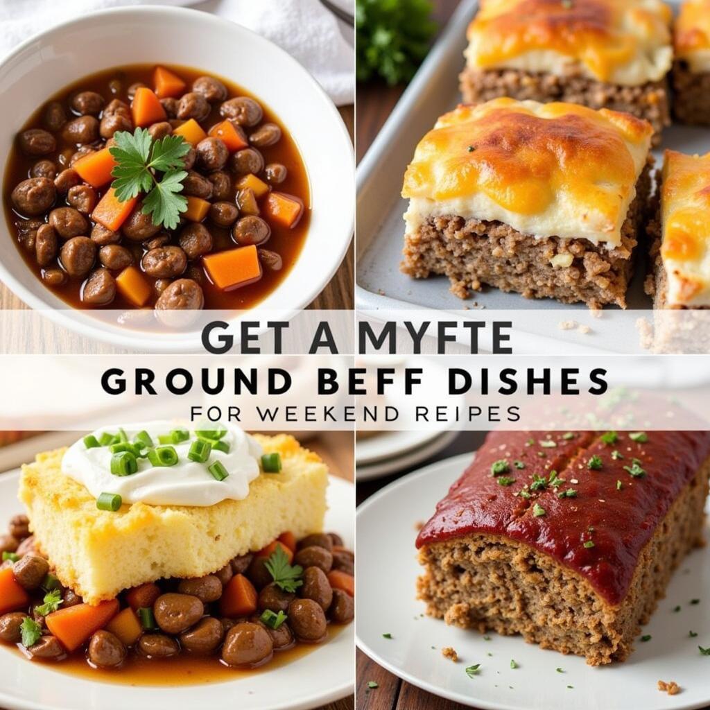 Hearty and Comforting Ground Beef Dishes for Weekends