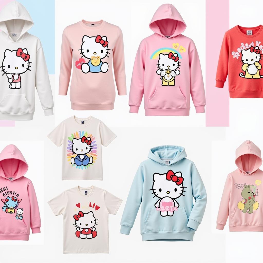 Hello Kitty x Care Bears Apparel Collection