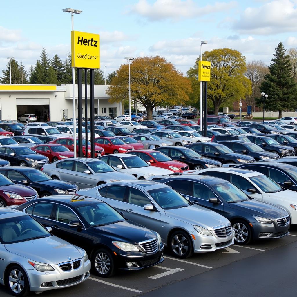 Hertz Used Car Sales Lot