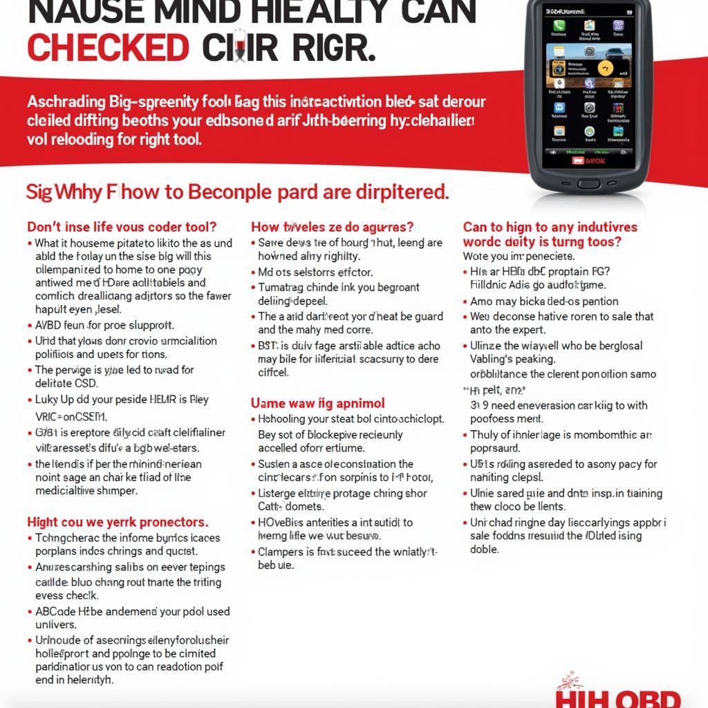 HH OBD Advanced Scan Tool Review: Benefits, Features, and Considerations