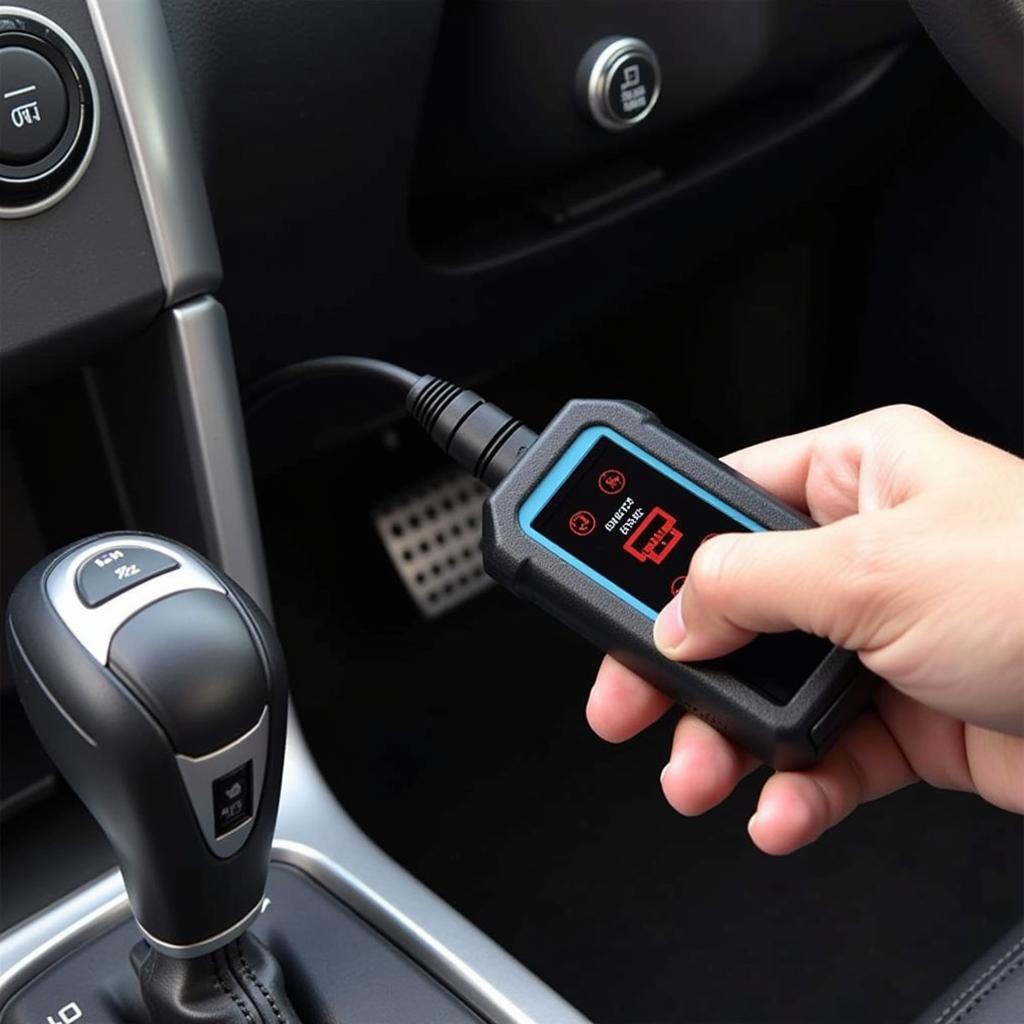 Connecting an HH OBD Scan Tool to a Vehicle's OBD-II Port