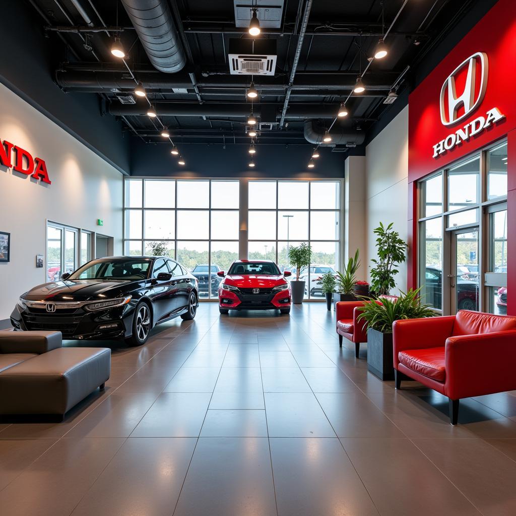 Honda Showroom Interior