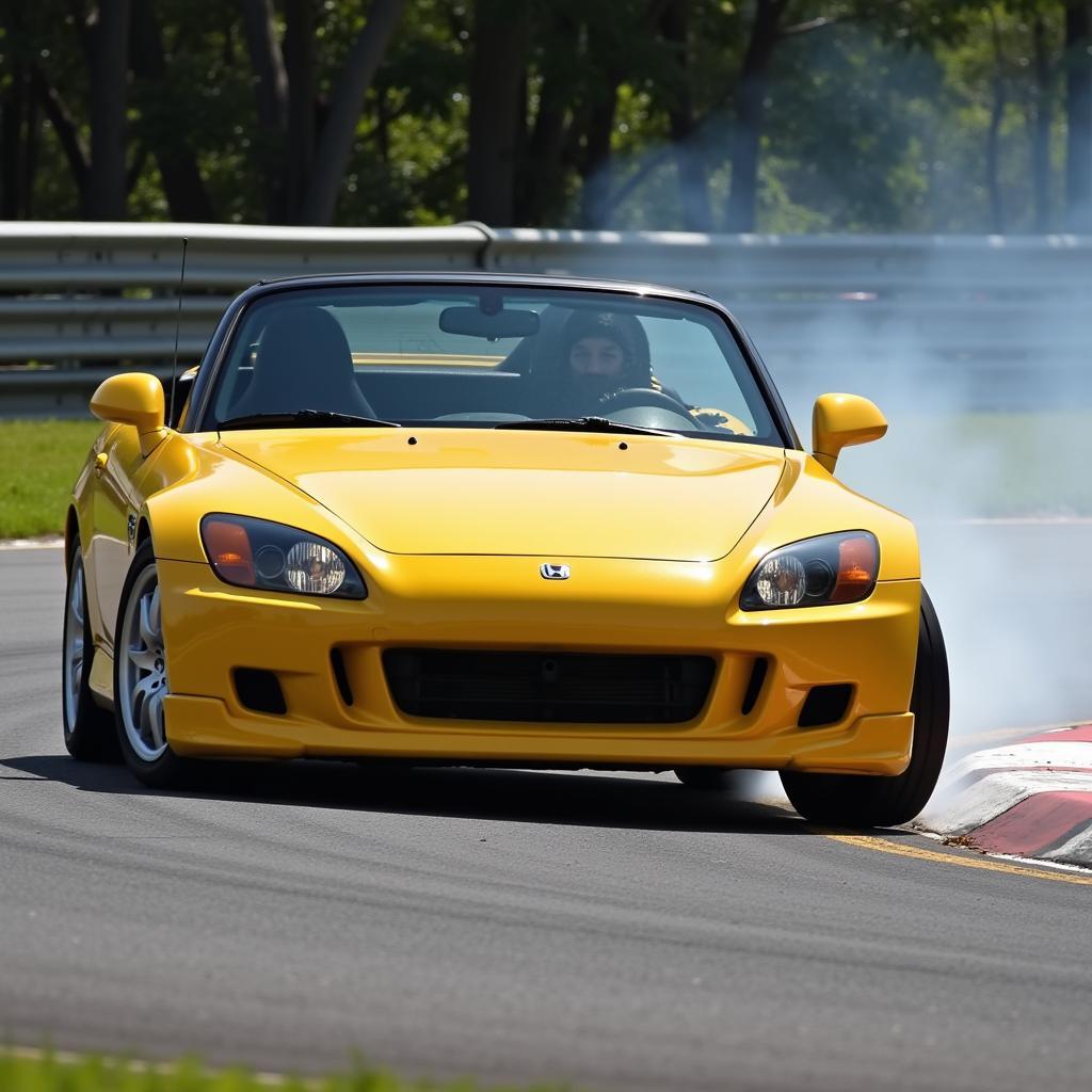 Honda S2000 on Track