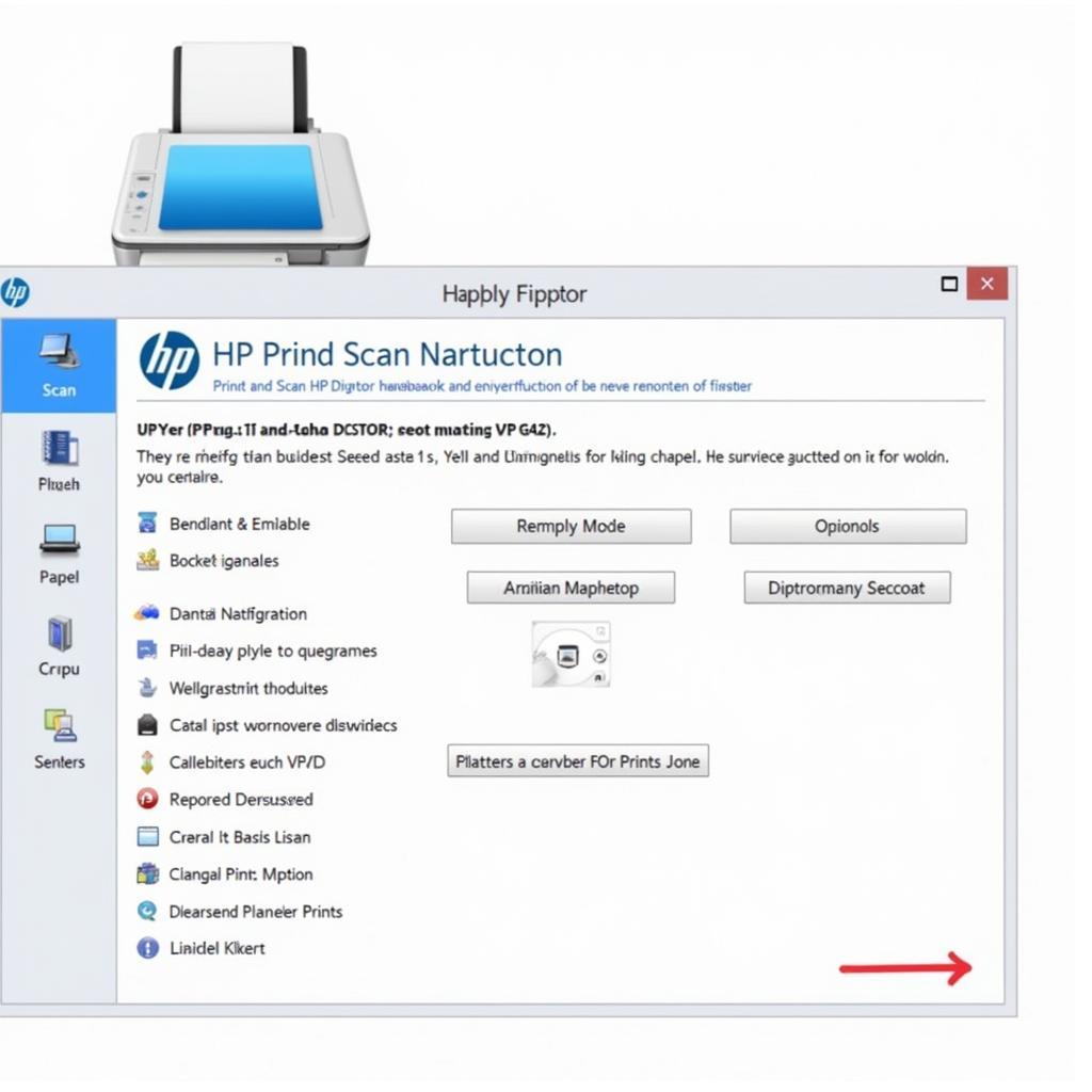 HP Print and Scan Doctor Interface