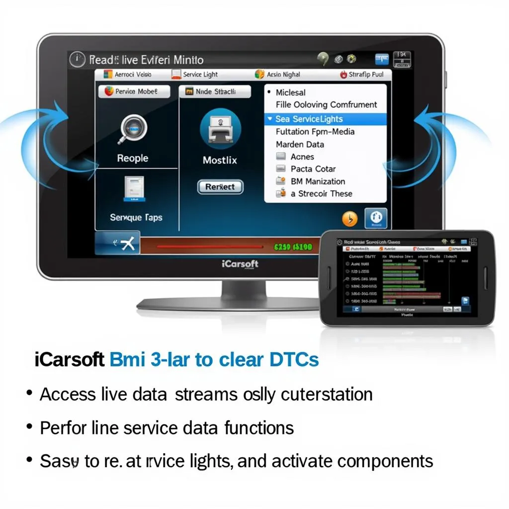 iCarsoft Bmii Diagnostic Functions