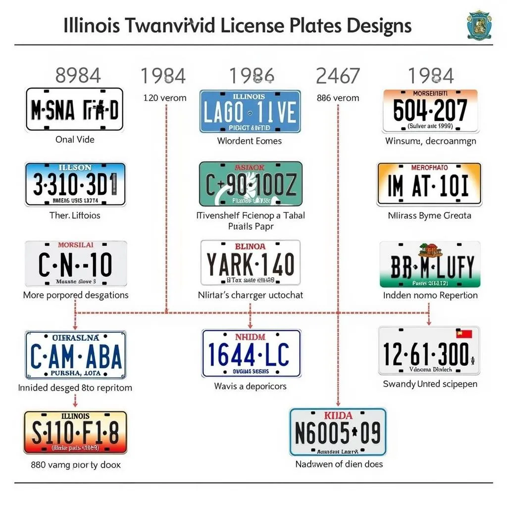 Illinois License Plate Timeline