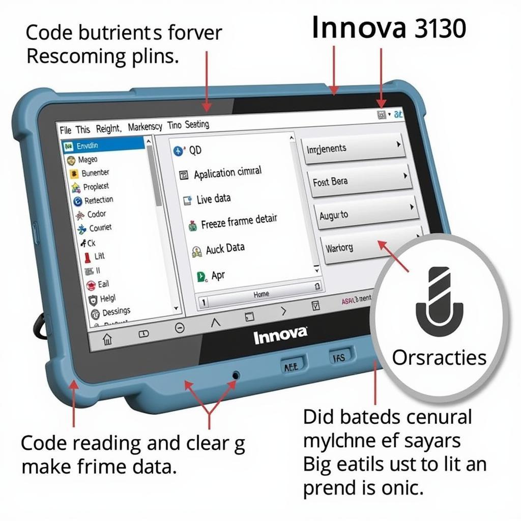 Innova 3130 LAT Scan Tool Features