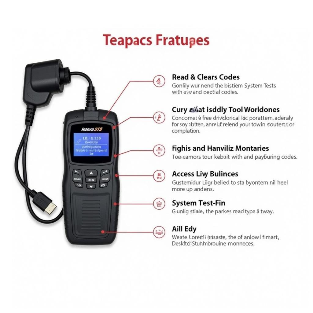 Innova 3130 Scan Tool Features