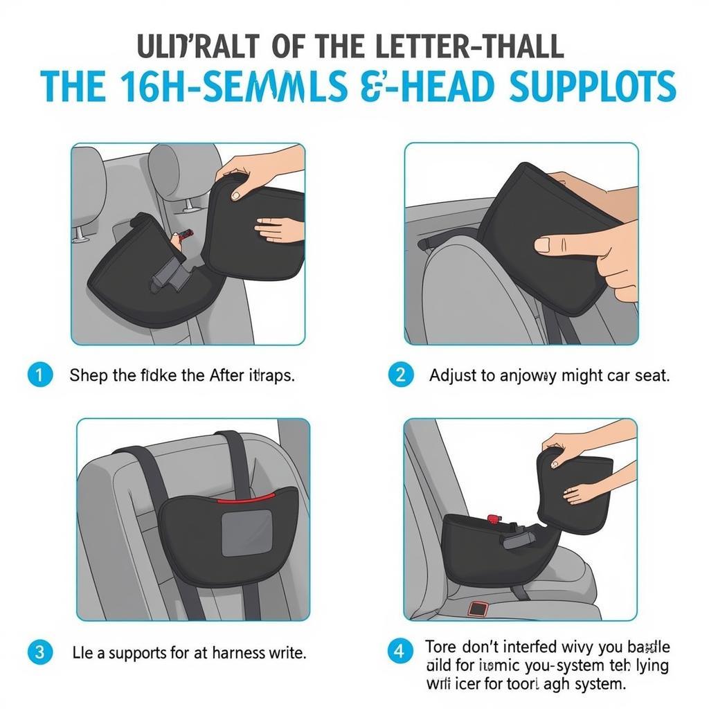 Installing a Car Seat Head Support Correctly