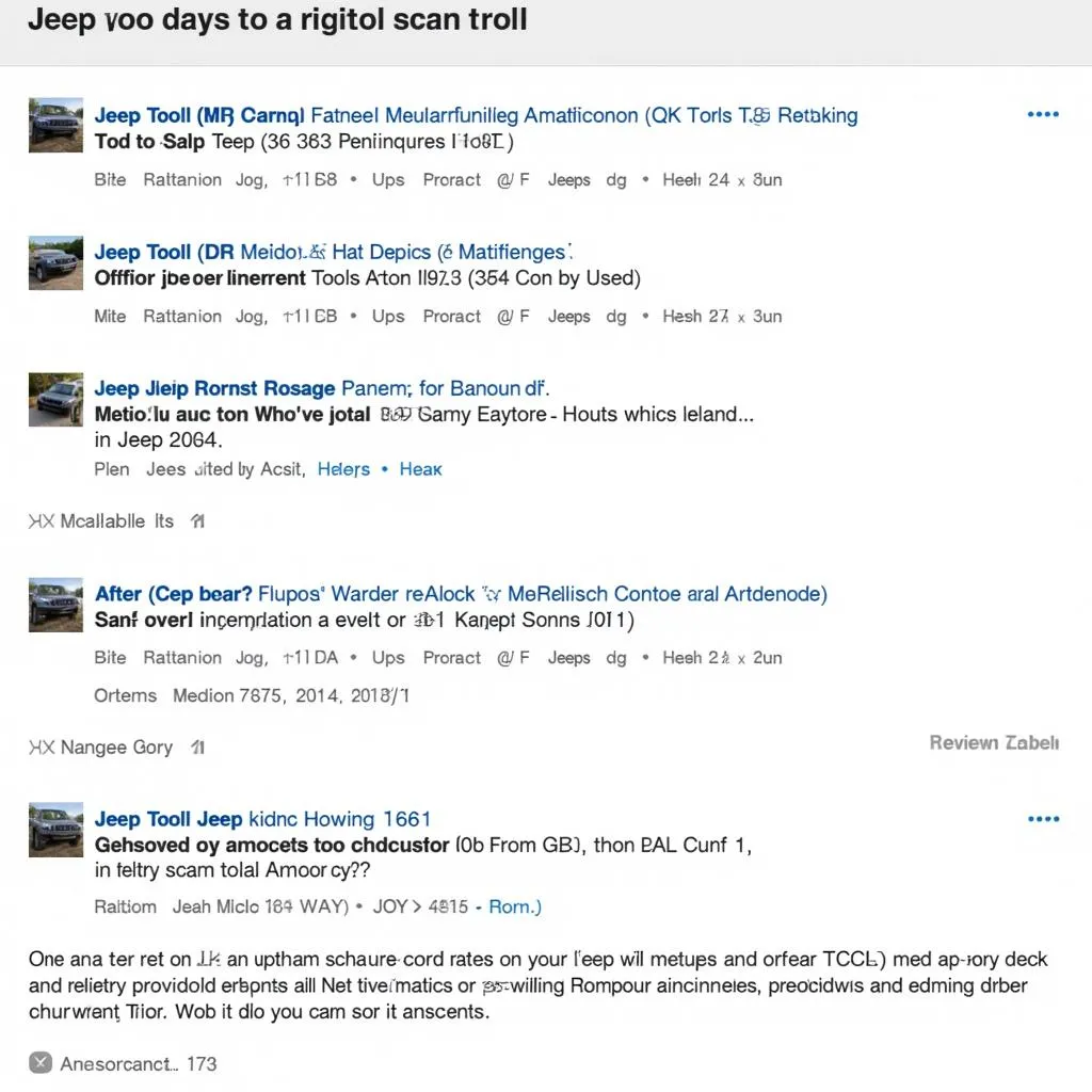 Jeep Forum Screenshot - Scan Tool Discussion