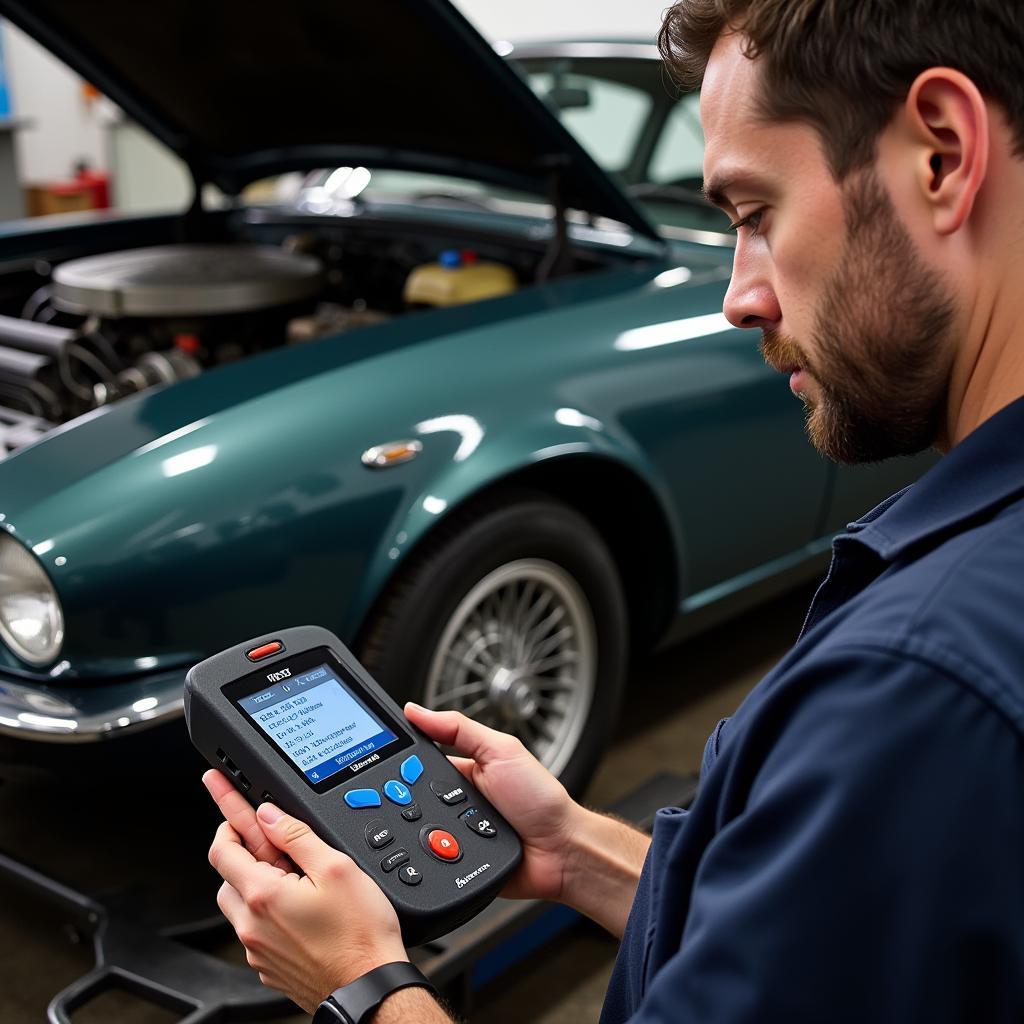 Jensen Interceptor Engine Diagnostic with Dealer Scanner