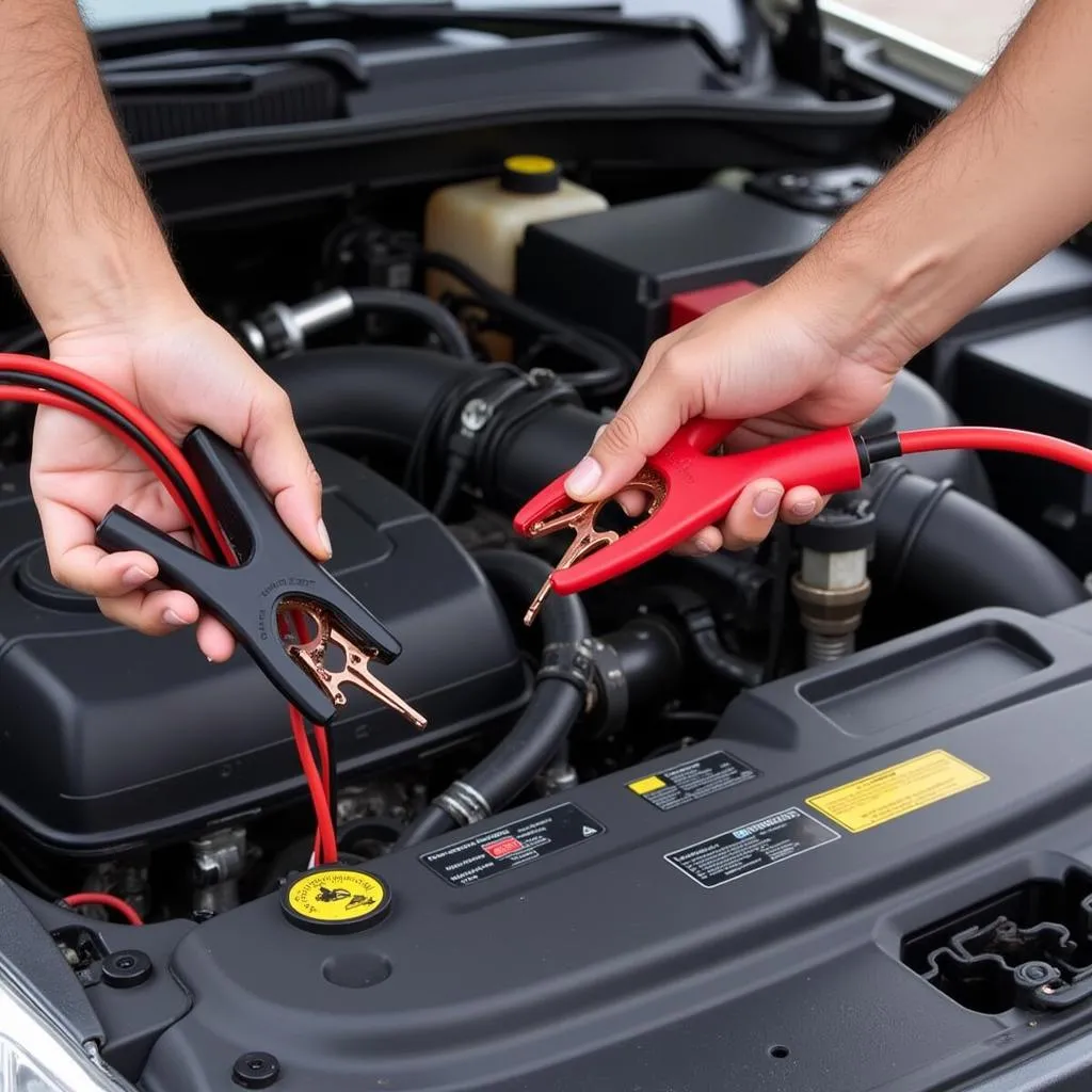 Car Battery Jump Start