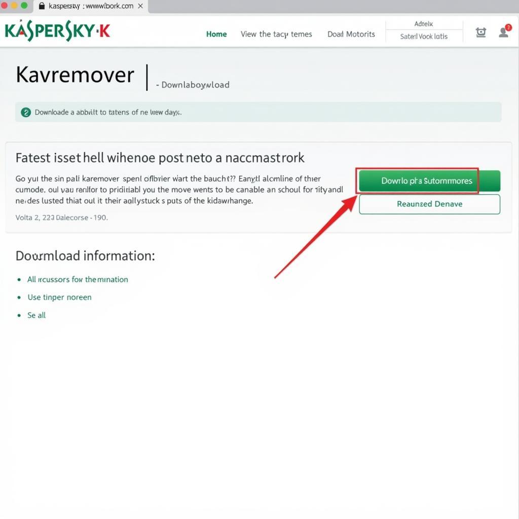 Downloading Kaspersky Removal Tool kavremover