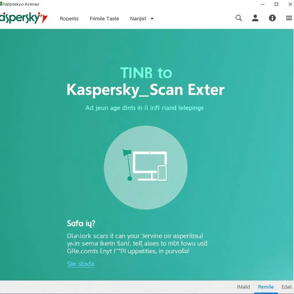 Kaspersky Scan Tool USB Interface