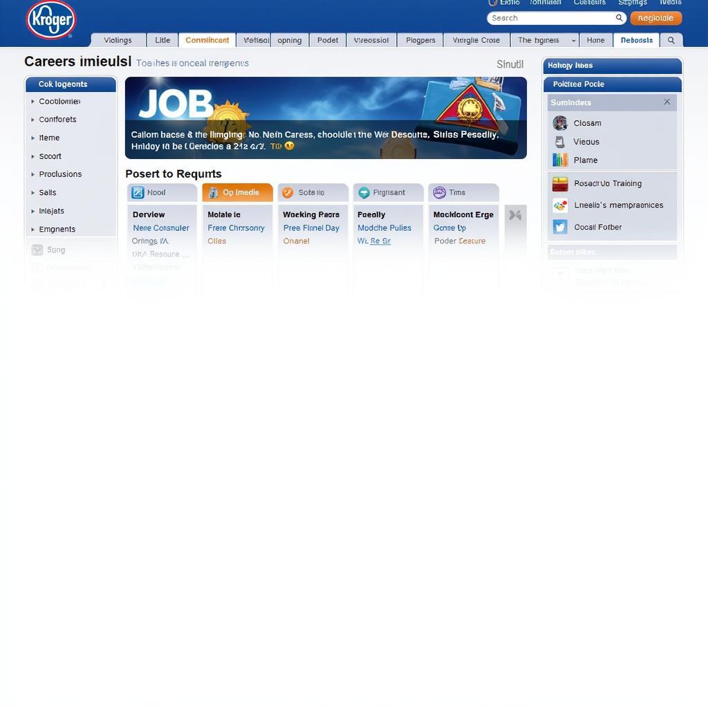 Kroger's Careers Website