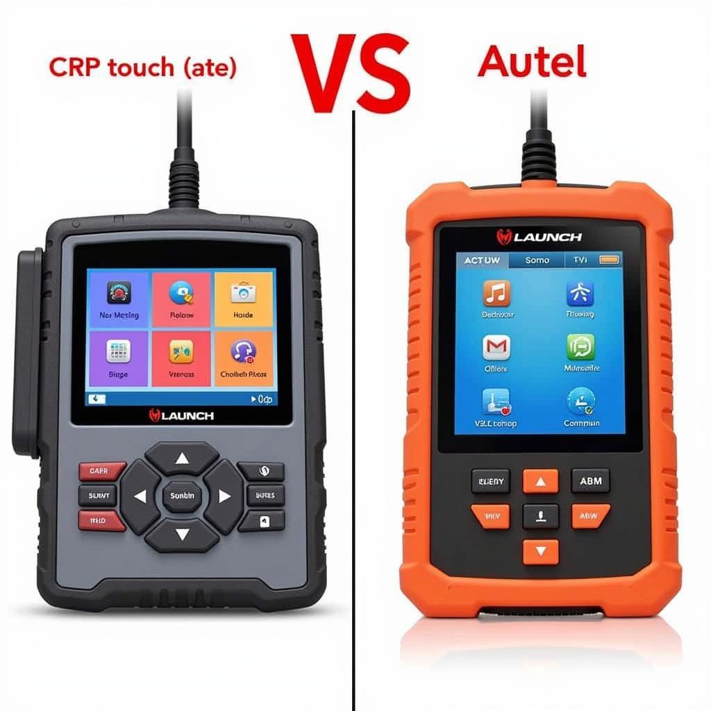 Launch CRP Touch Pro vs Autel Scanner Side-by-Side