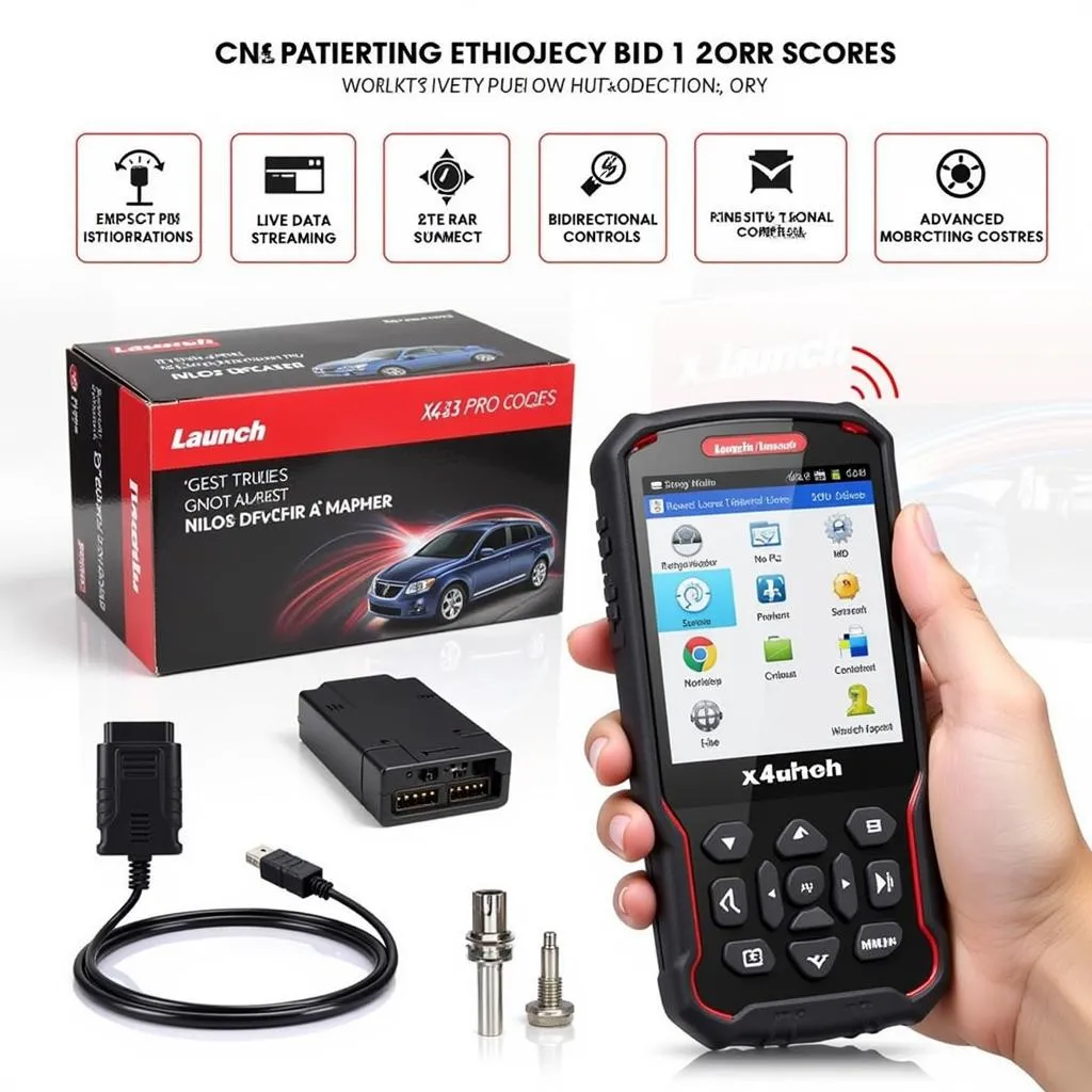 Launch X431 Pro Scan Tool: Comprehensive Diagnostics and Advanced Functionality