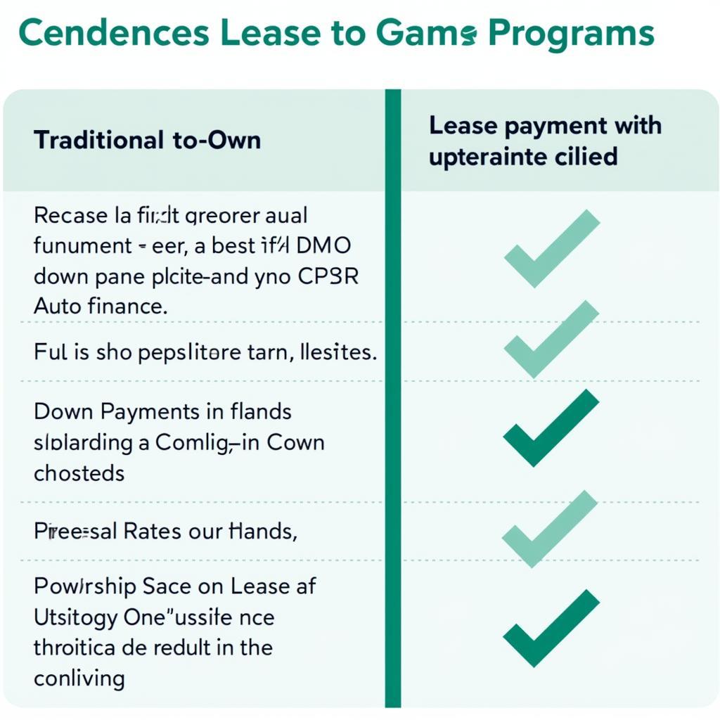 Lease to Own vs Traditional Financing