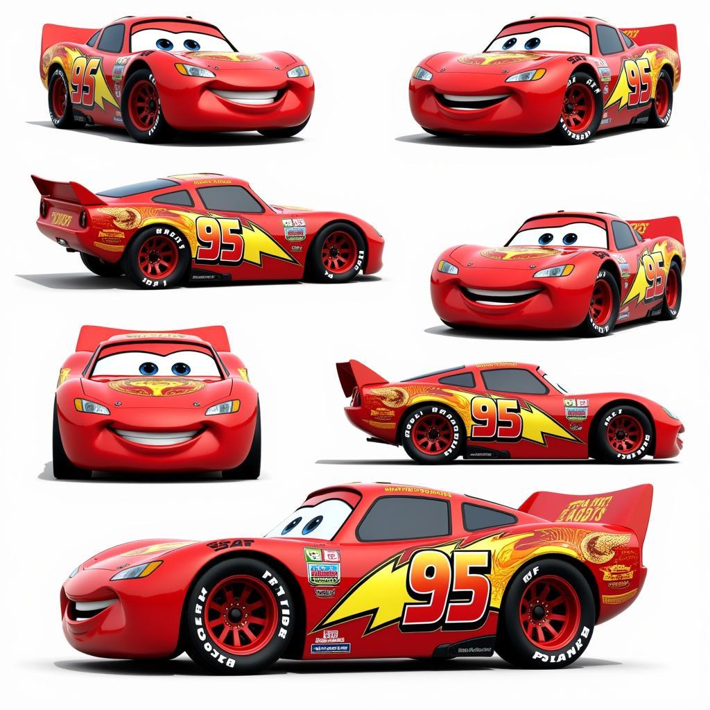 Lightning McQueen Design Elements