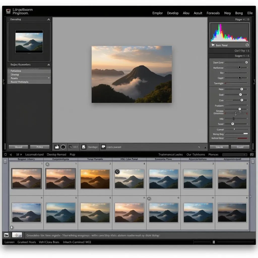 Lightroom Classic Interface