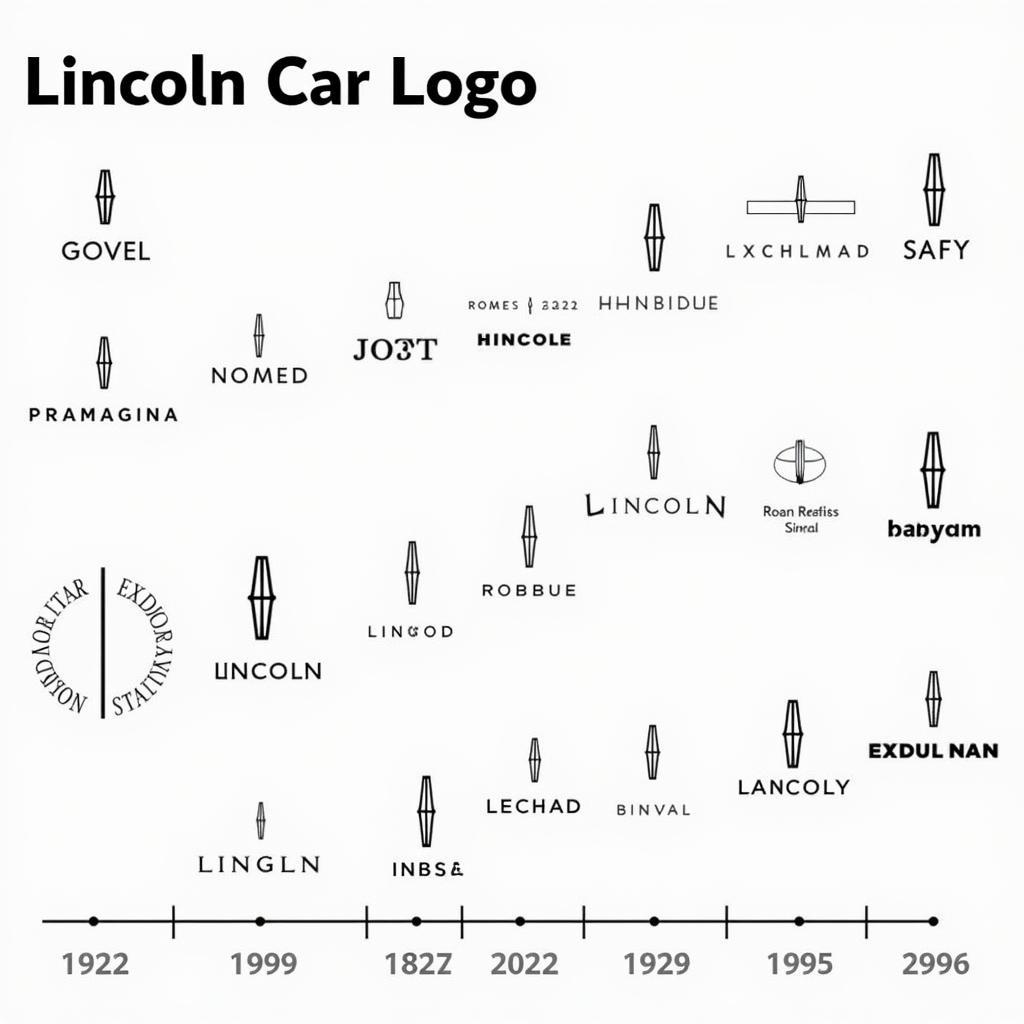 Timeline of Lincoln Car Logo Evolution