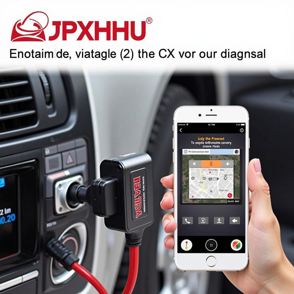 ljpxhhu Car Wifi OBD2 Scan Tool Connected to Car OBD Port