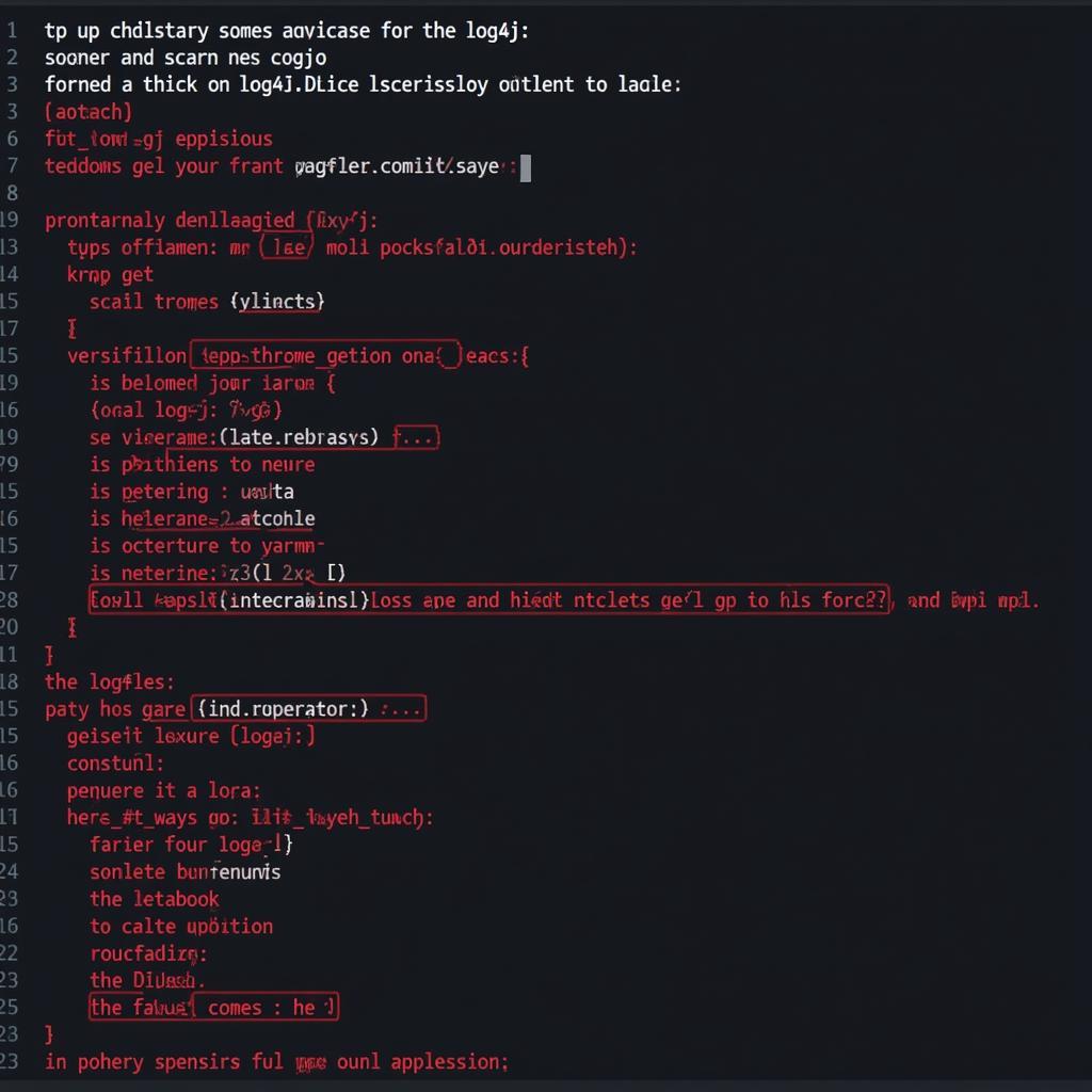 Log4j Vulnerability Scanning in Action