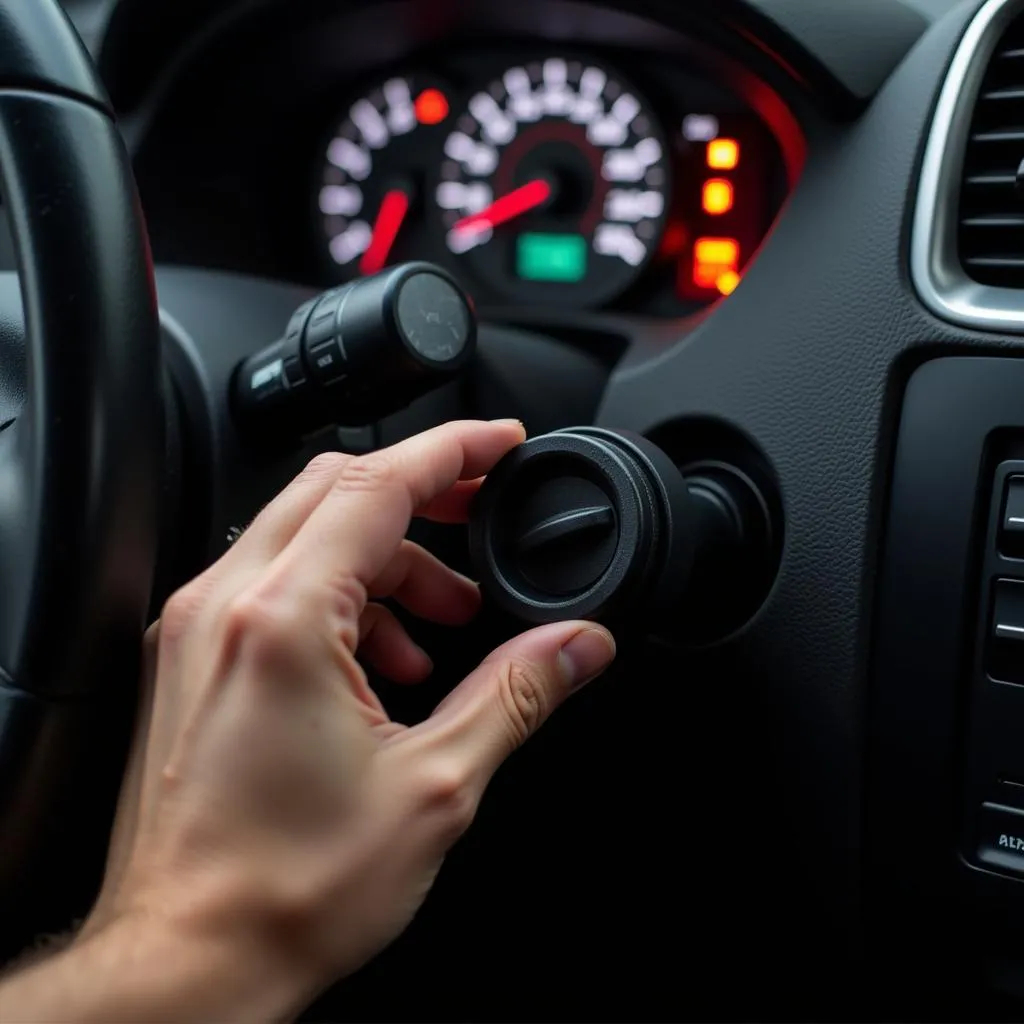 Loose gas cap triggering a check engine light