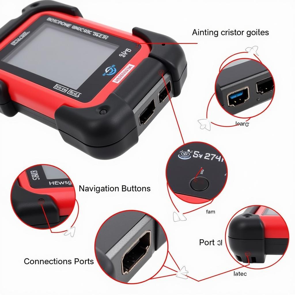 Close-Up of M11 Scan Tool Features