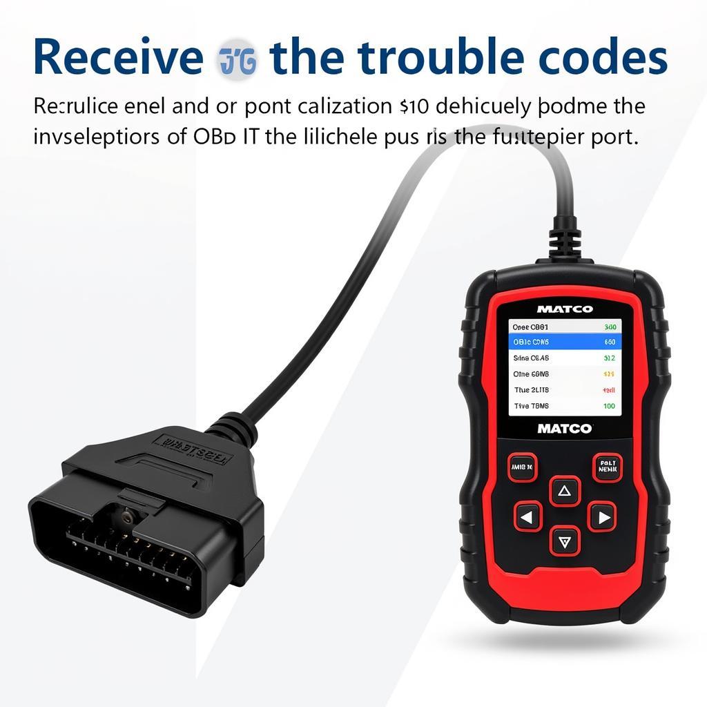 Matco Scan Tool Reading DTCs