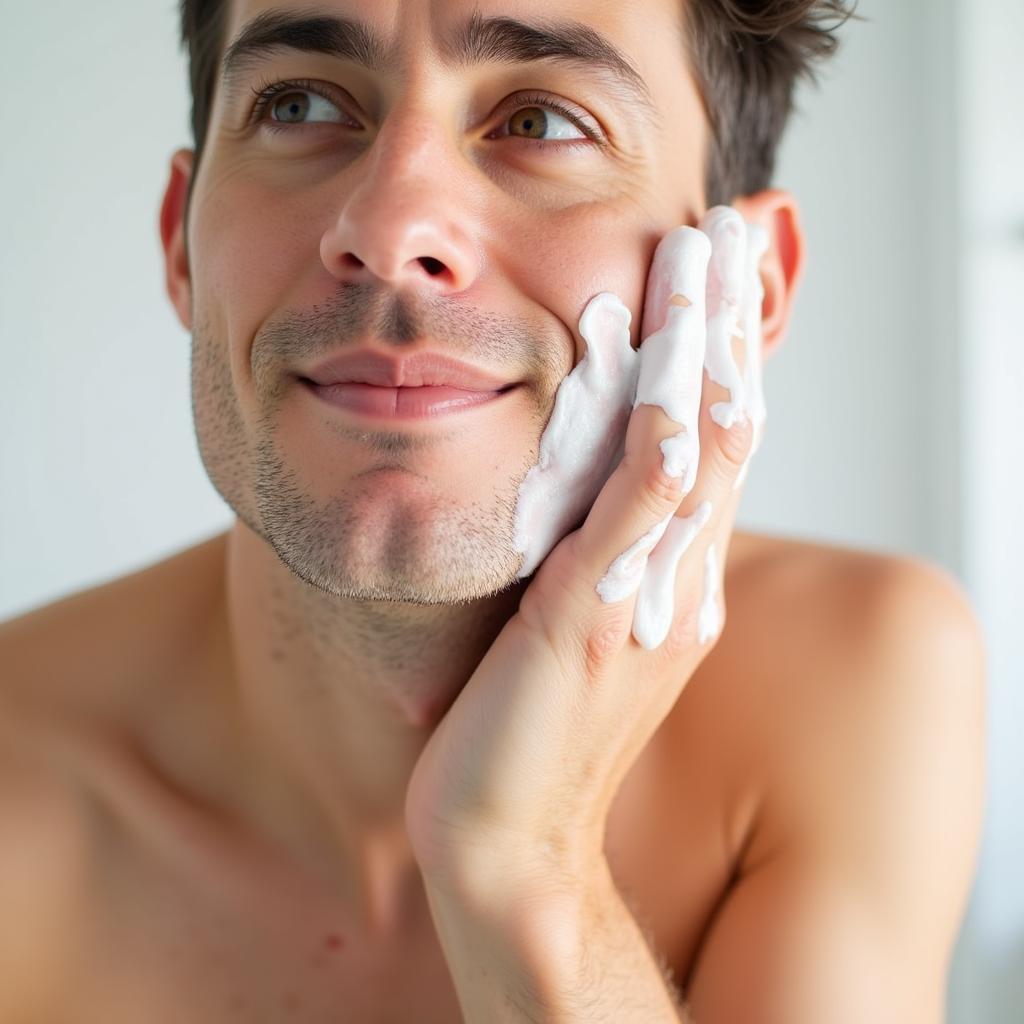 Men's Face Wash Routine