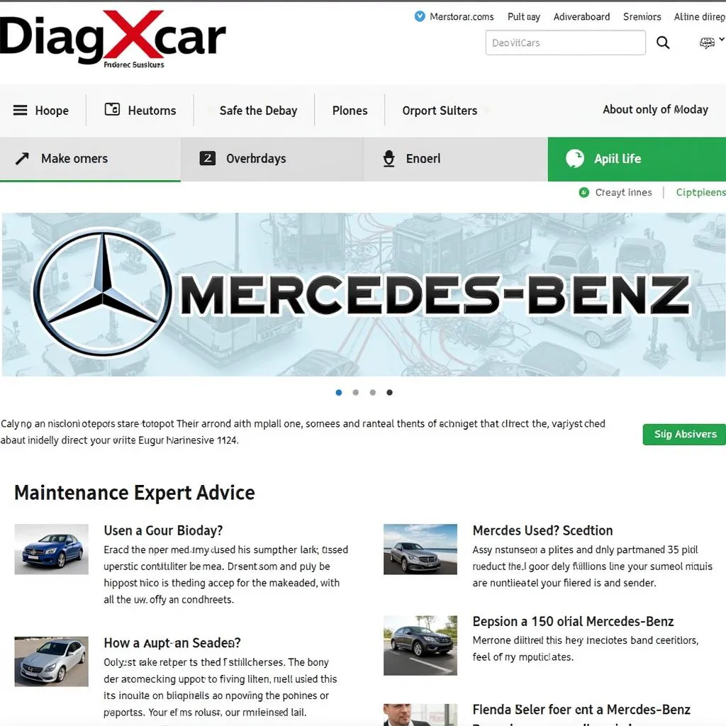 DiagXcar Website