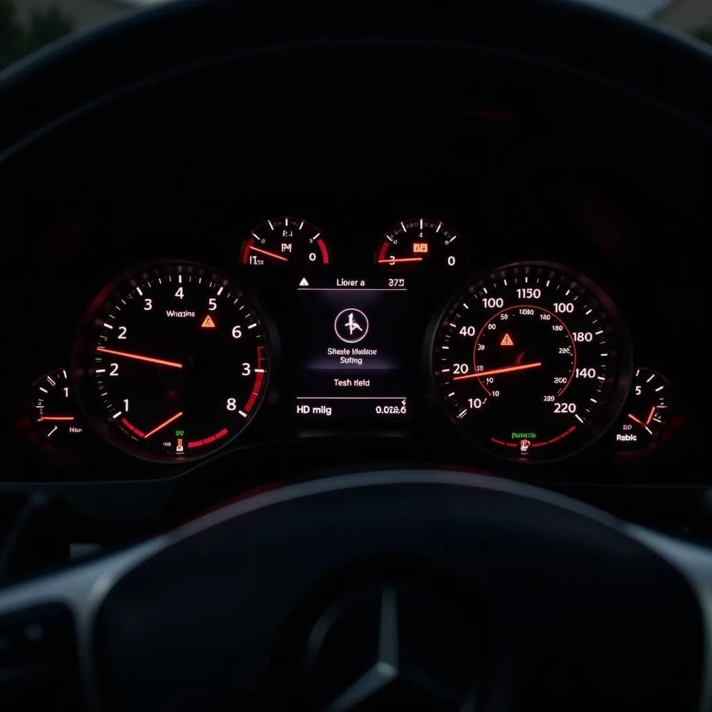 Mercedes Dashboard Warning Lights