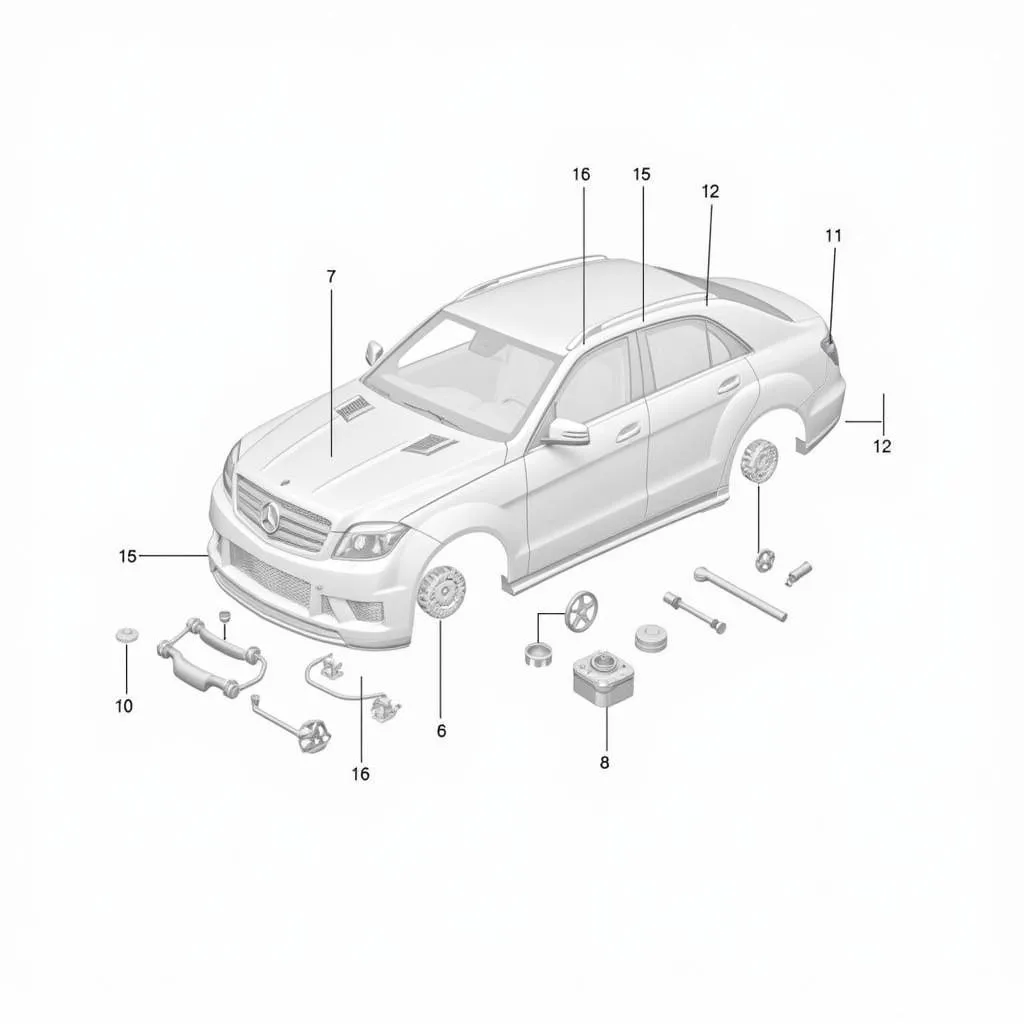 Mercedes-Benz Parts Diagram