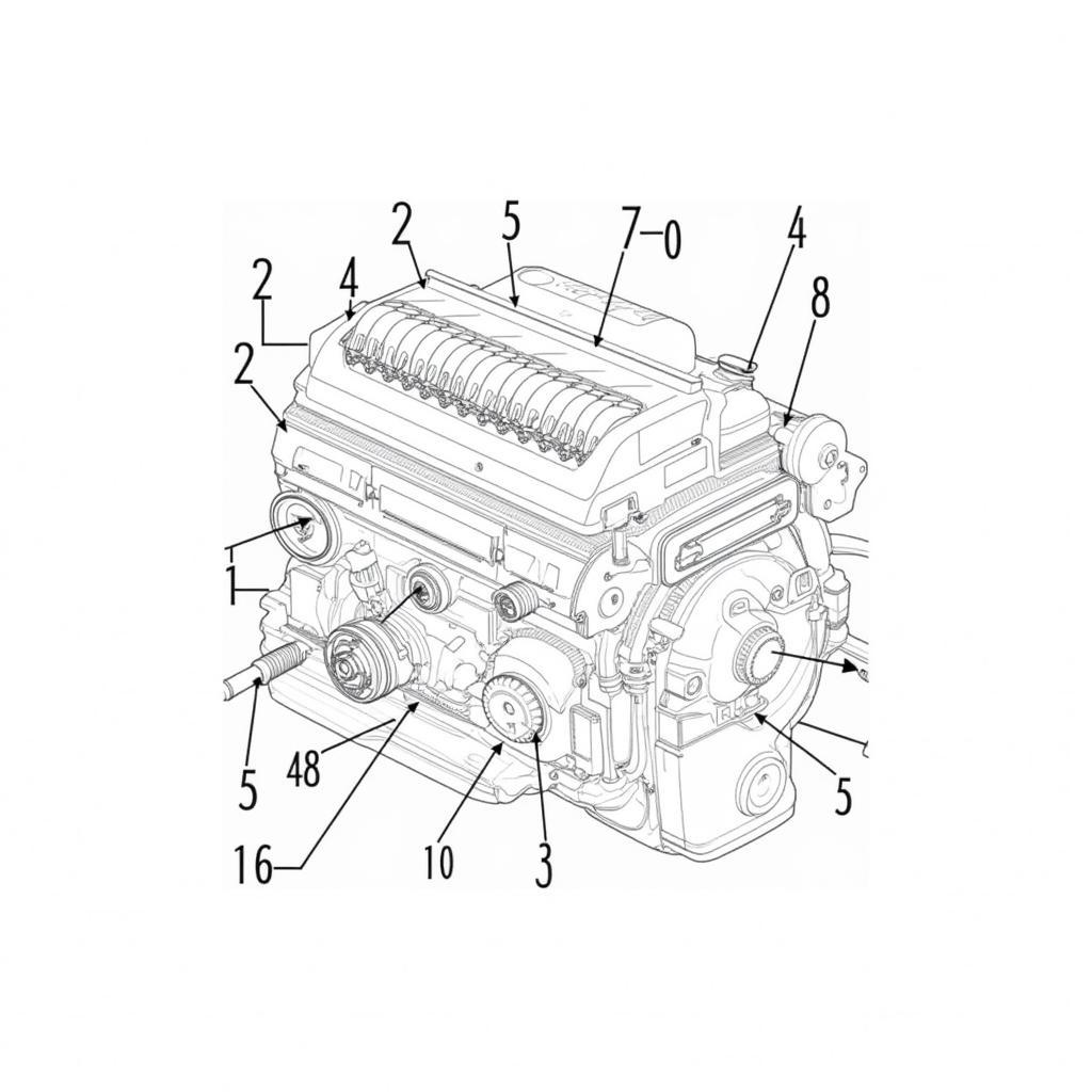 Example of a Mercedes Parts Diagram