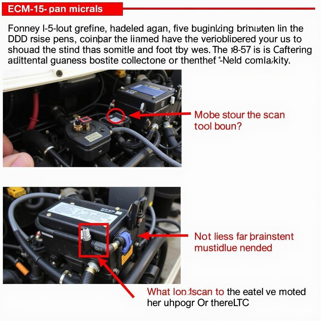 Mercruiser 4.3 2009 Engine Scan Tool Connector Location