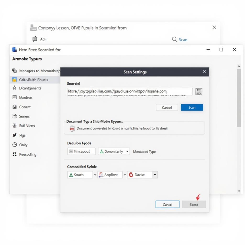 Microsoft Office Scanning Interface