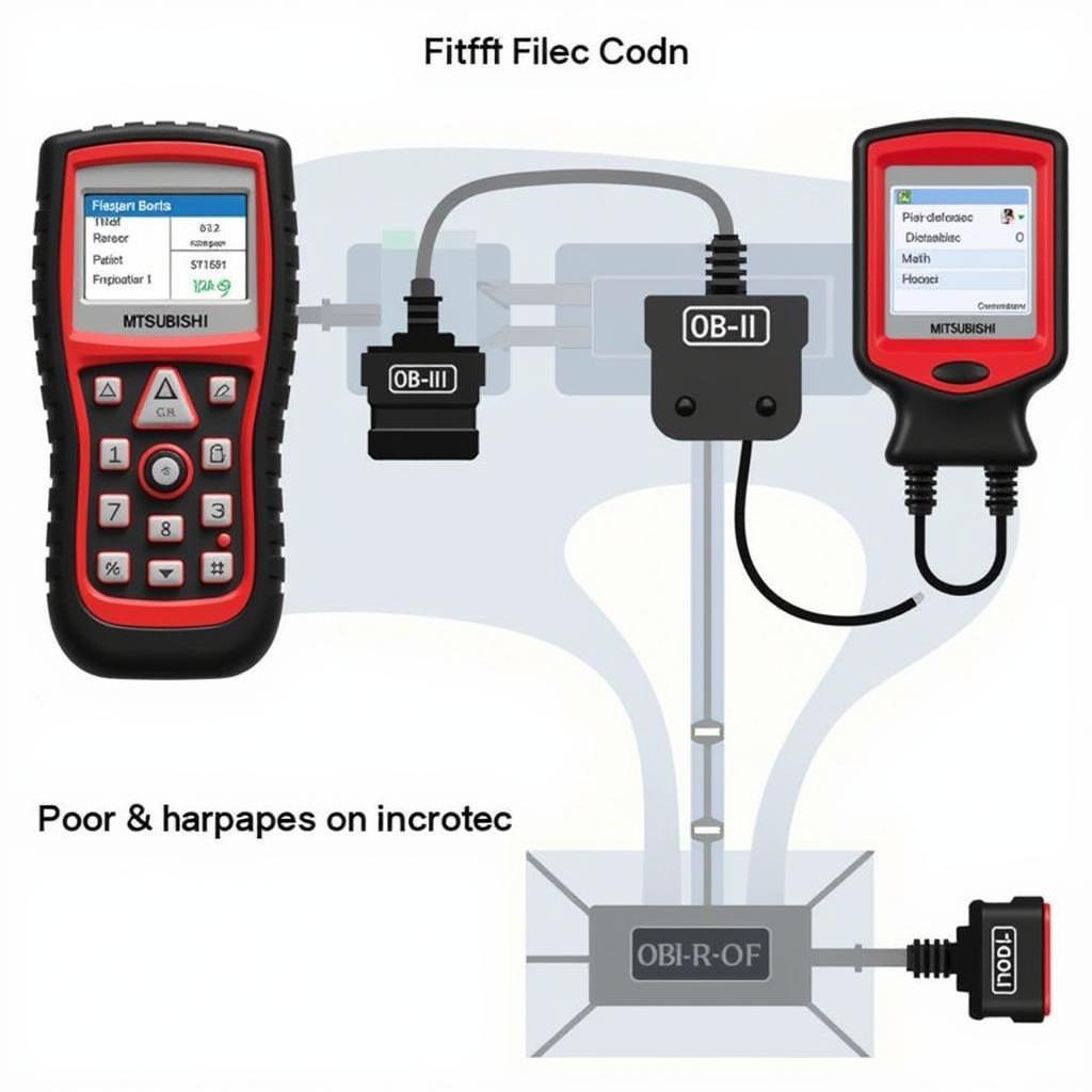 Connecting the MUT-II Scan Tool to a Mitsubishi Vehicle