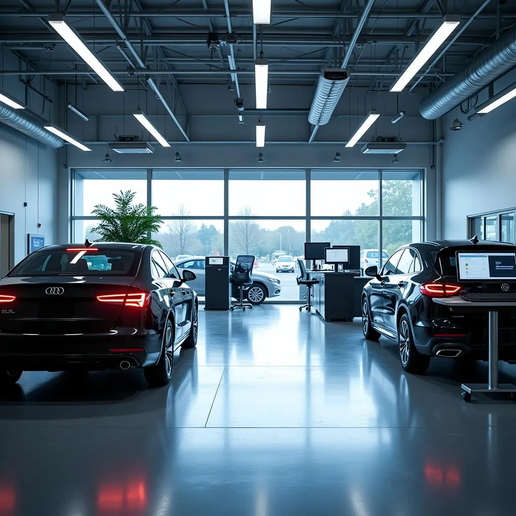 Modern Car Care Center with Advanced Technology