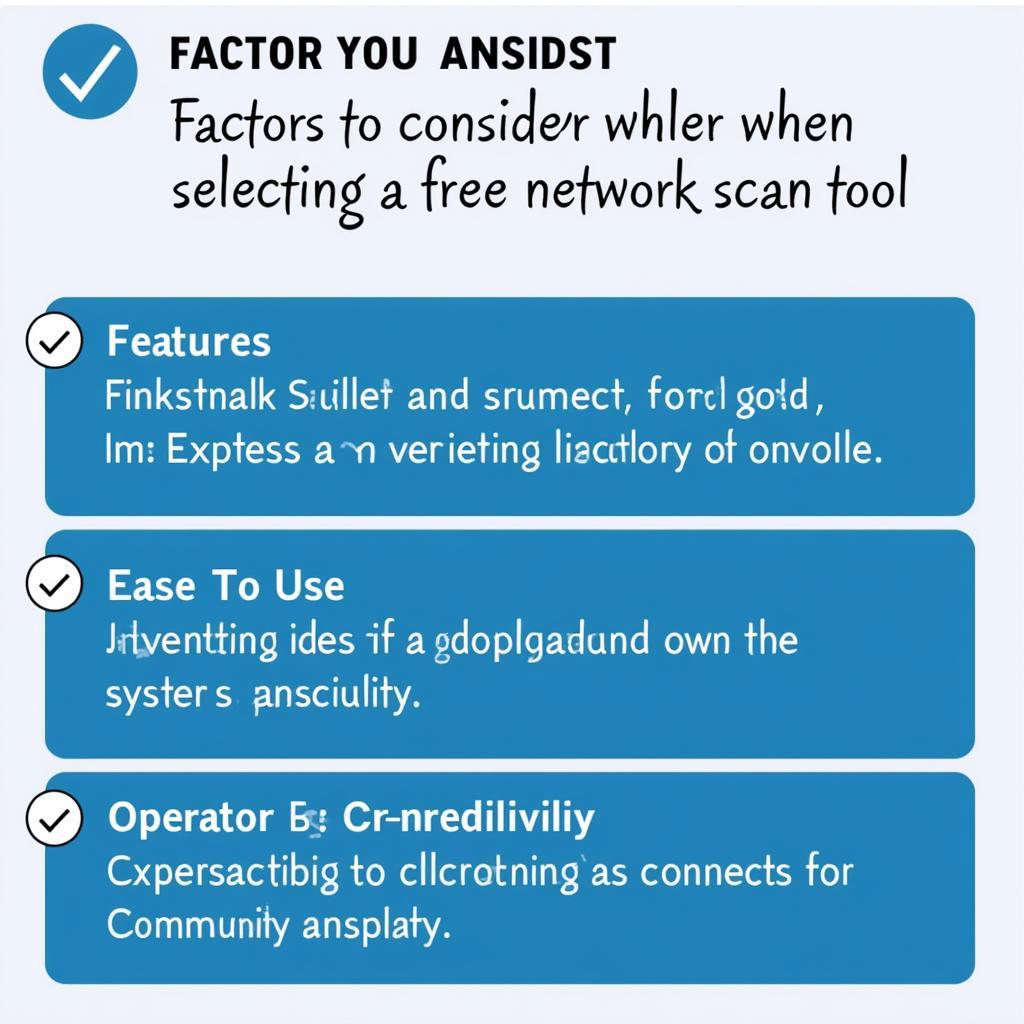 Criteria for Choosing a Free Network Scan Tool