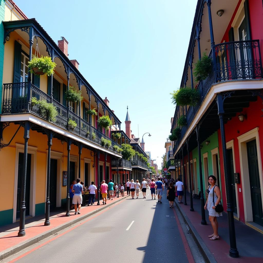 Exploring the French Quarter