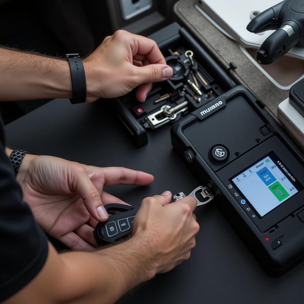 Murano key fob programming process